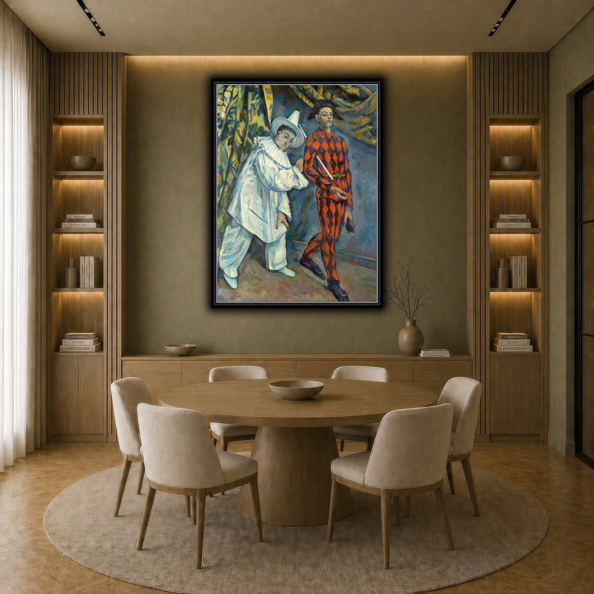 Mardi_gras_Paul_Cezanne earth-dining room