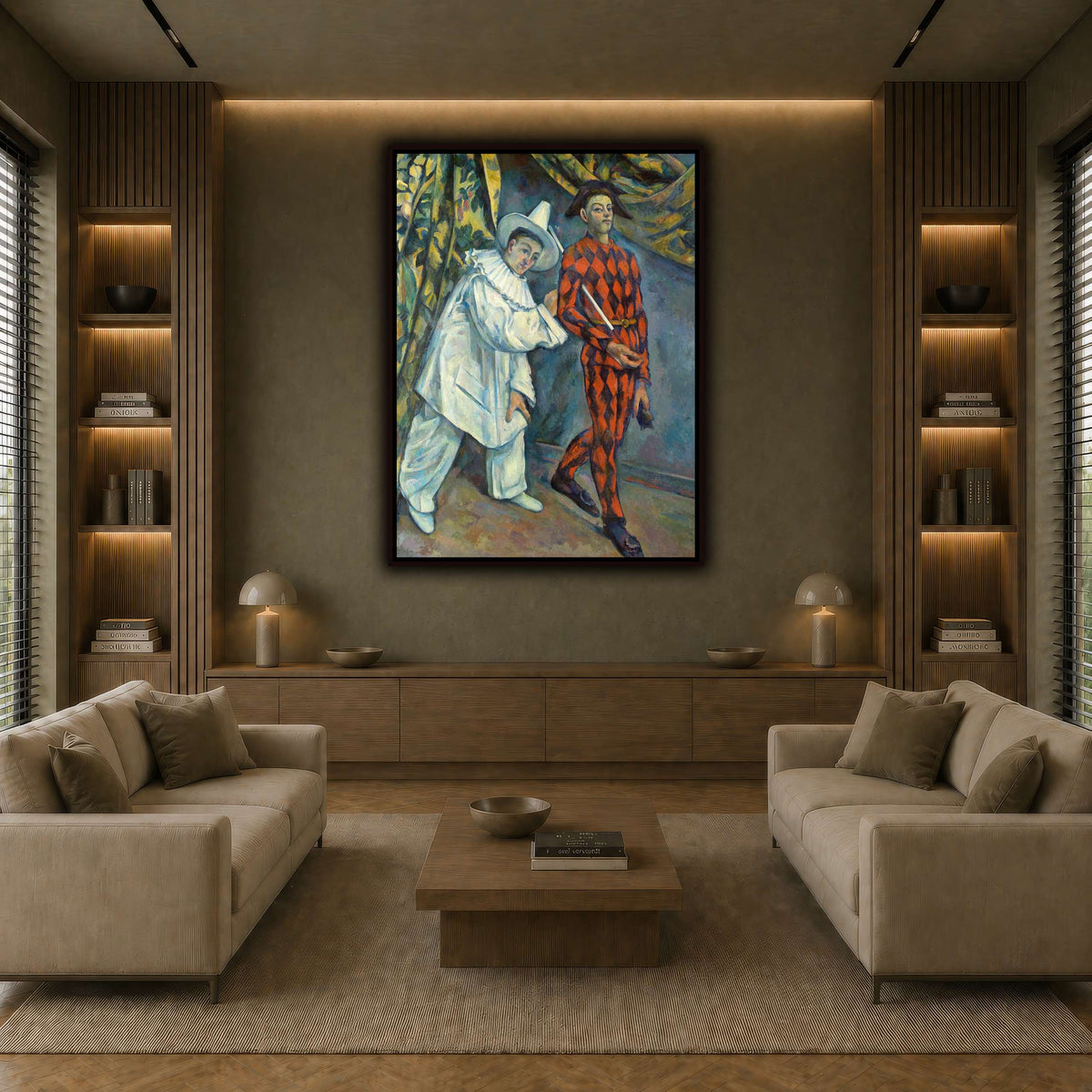 Mardi_gras_Paul_Cezanne earth-living room