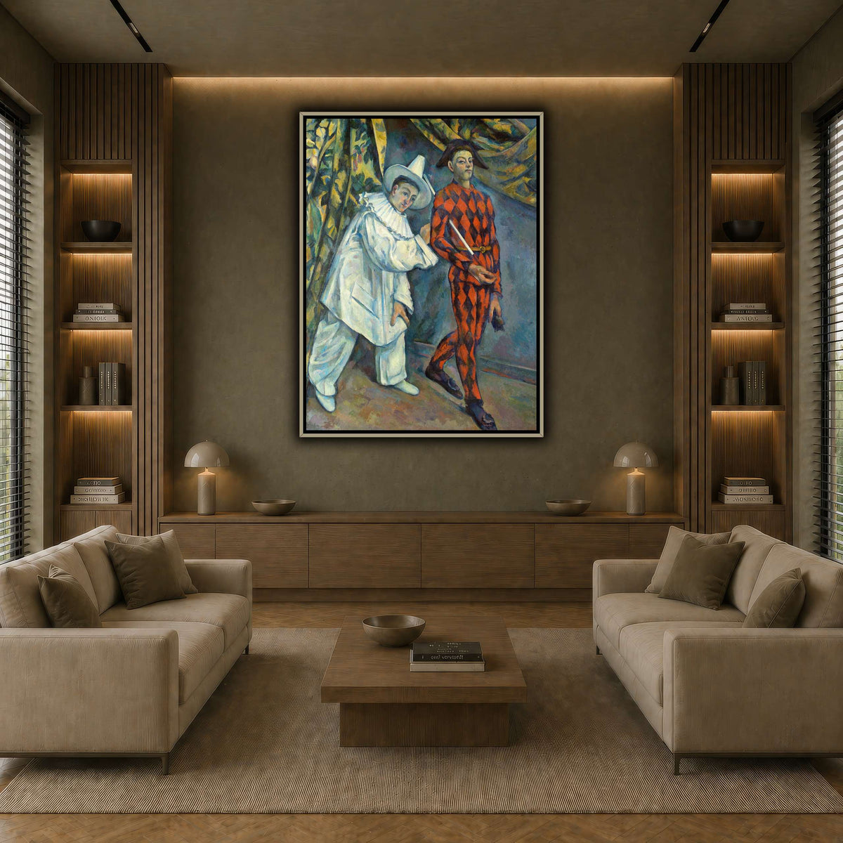 Mardi_gras_Paul_Cezanne earth-living room