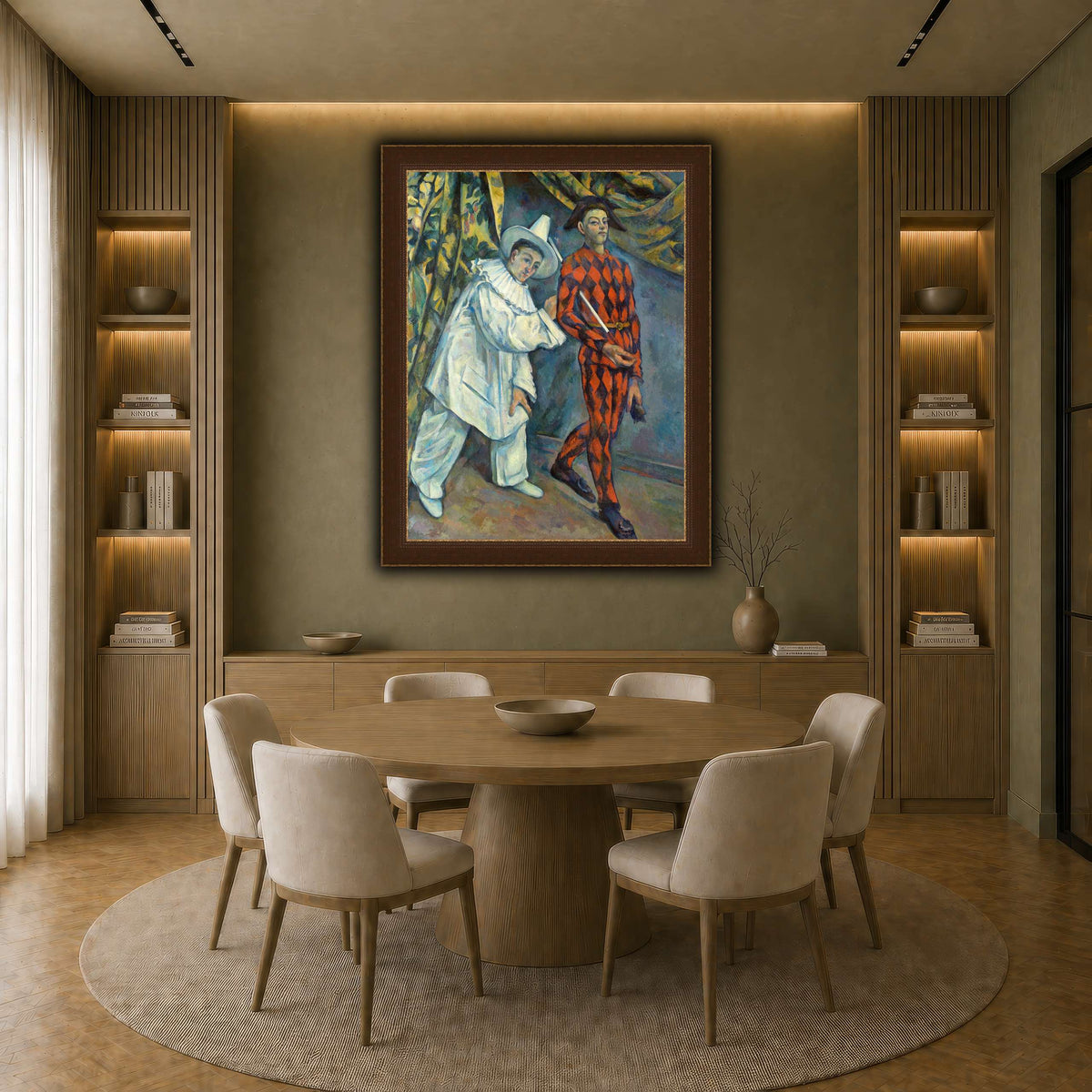 Mardi_gras_Paul_Cezanne earth-dining room