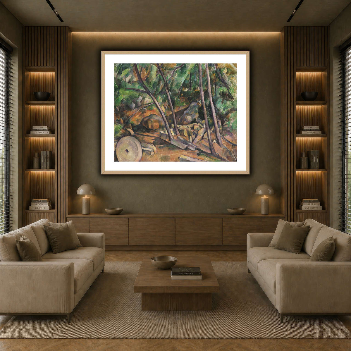 Millstone_in_the_Park_of_the_Château_Paul_Cezanne earth-living room