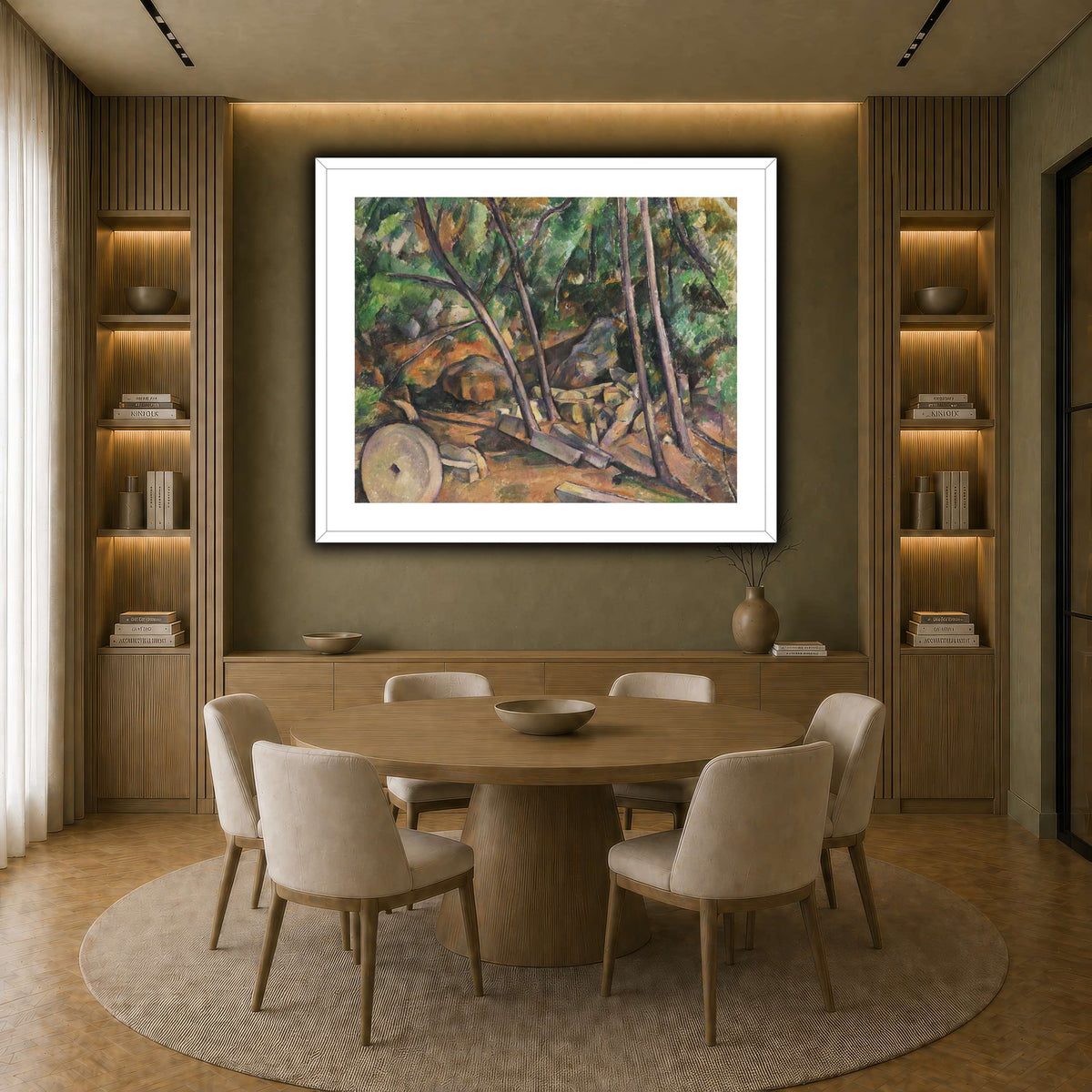 Millstone_in_the_Park_of_the_Château_Paul_Cezanne earth-dining room
