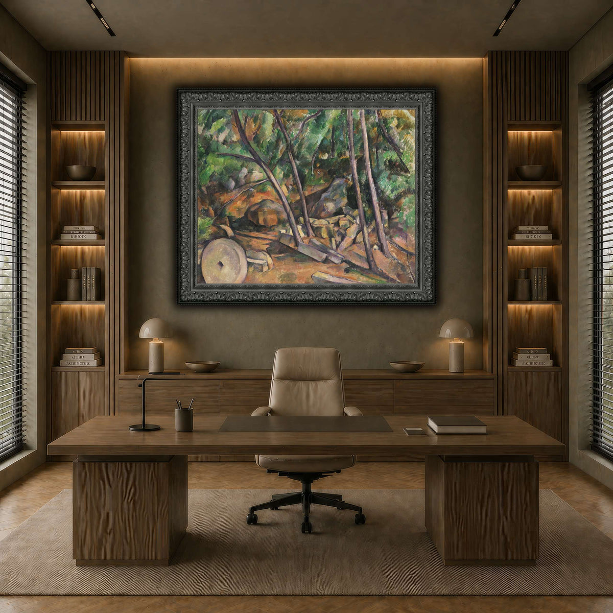 Millstone_in_the_Park_of_the_Château_Paul_Cezanne earth-office