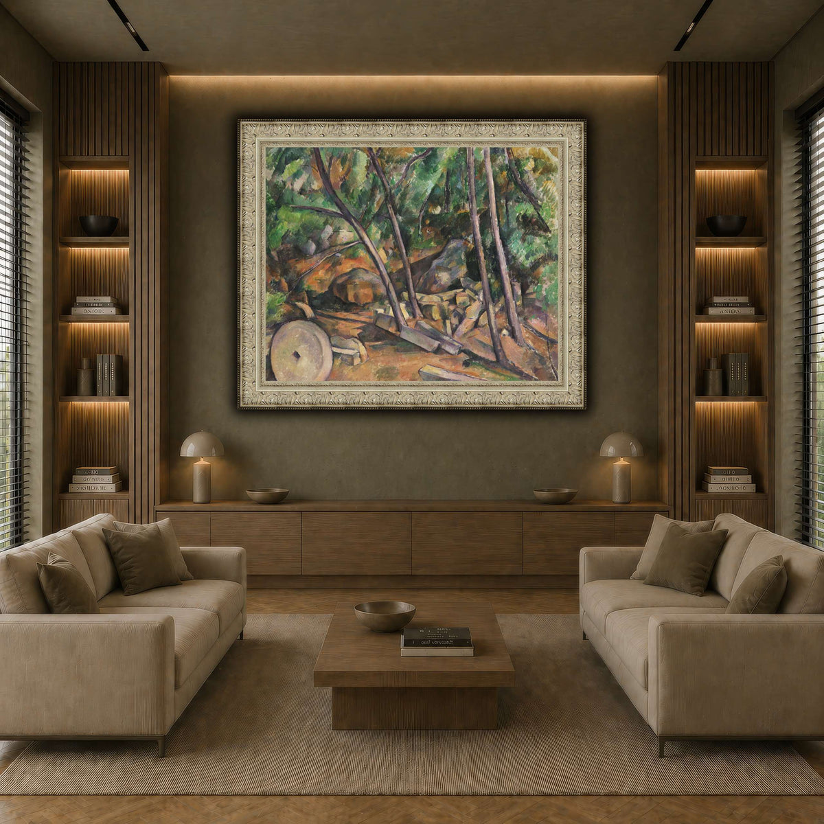 Millstone_in_the_Park_of_the_Château_Paul_Cezanne earth-living room