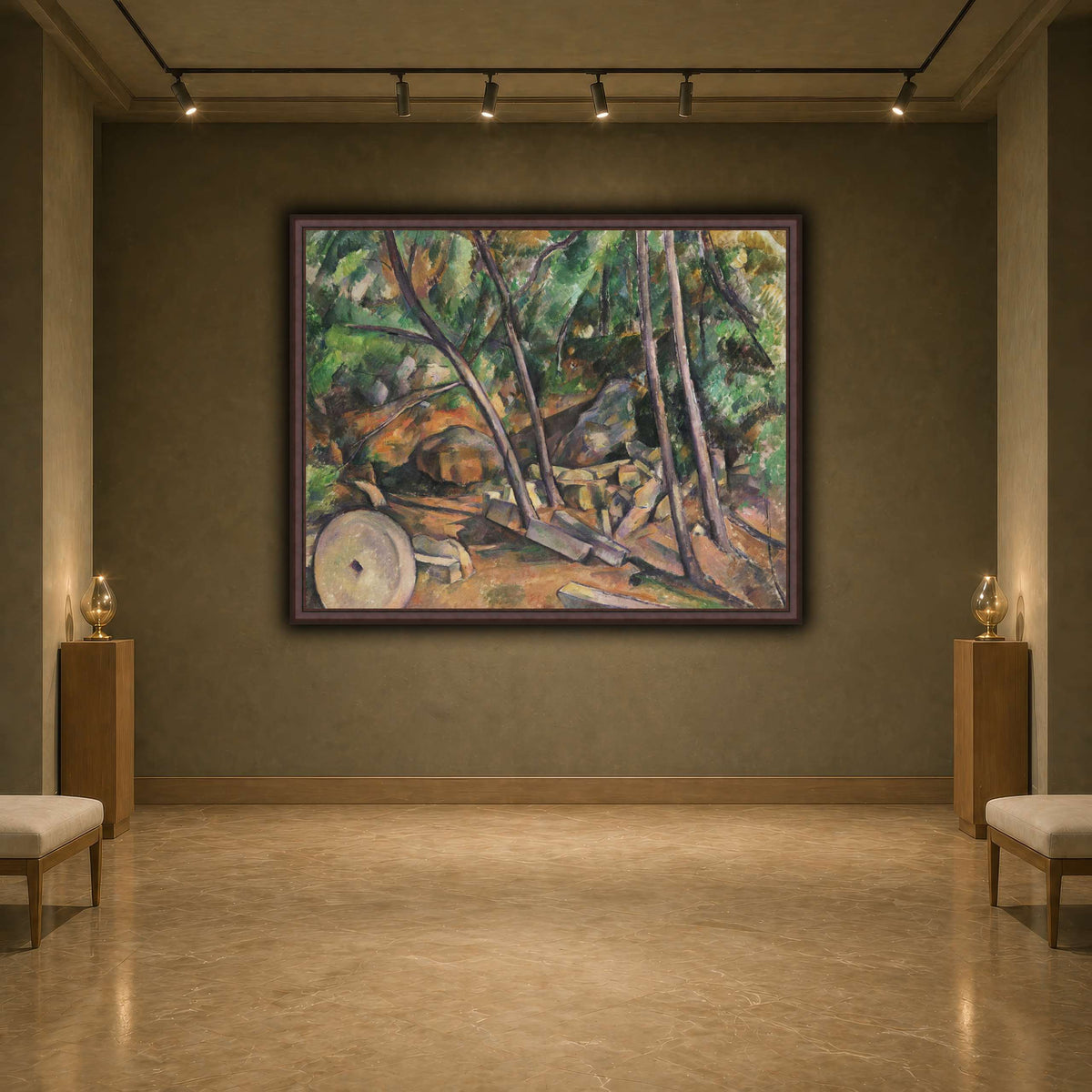 Millstone_in_the_Park_of_the_Château_Paul_Cezanne earth-agallery