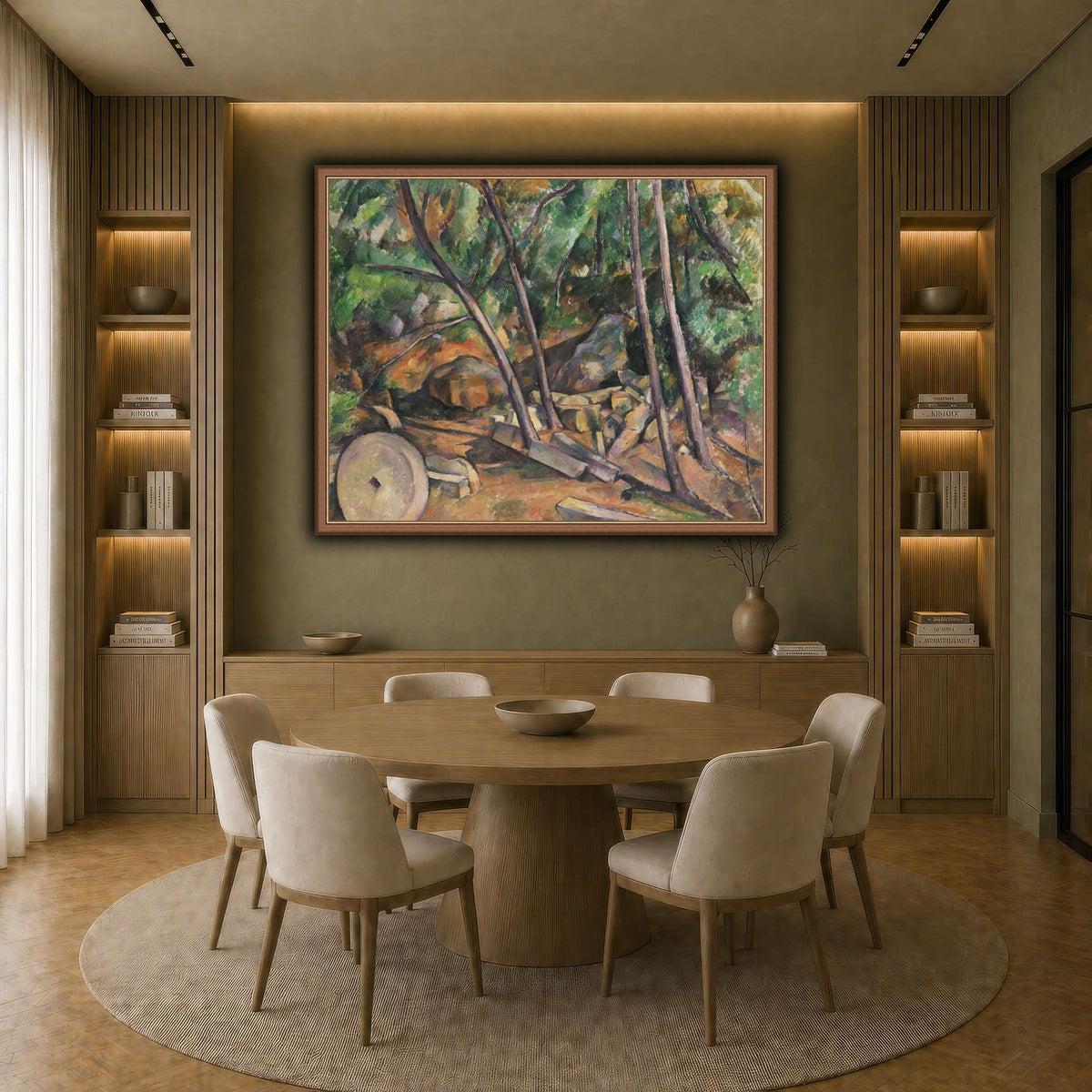 Millstone_in_the_Park_of_the_Château_Paul_Cezanne earth-dining room