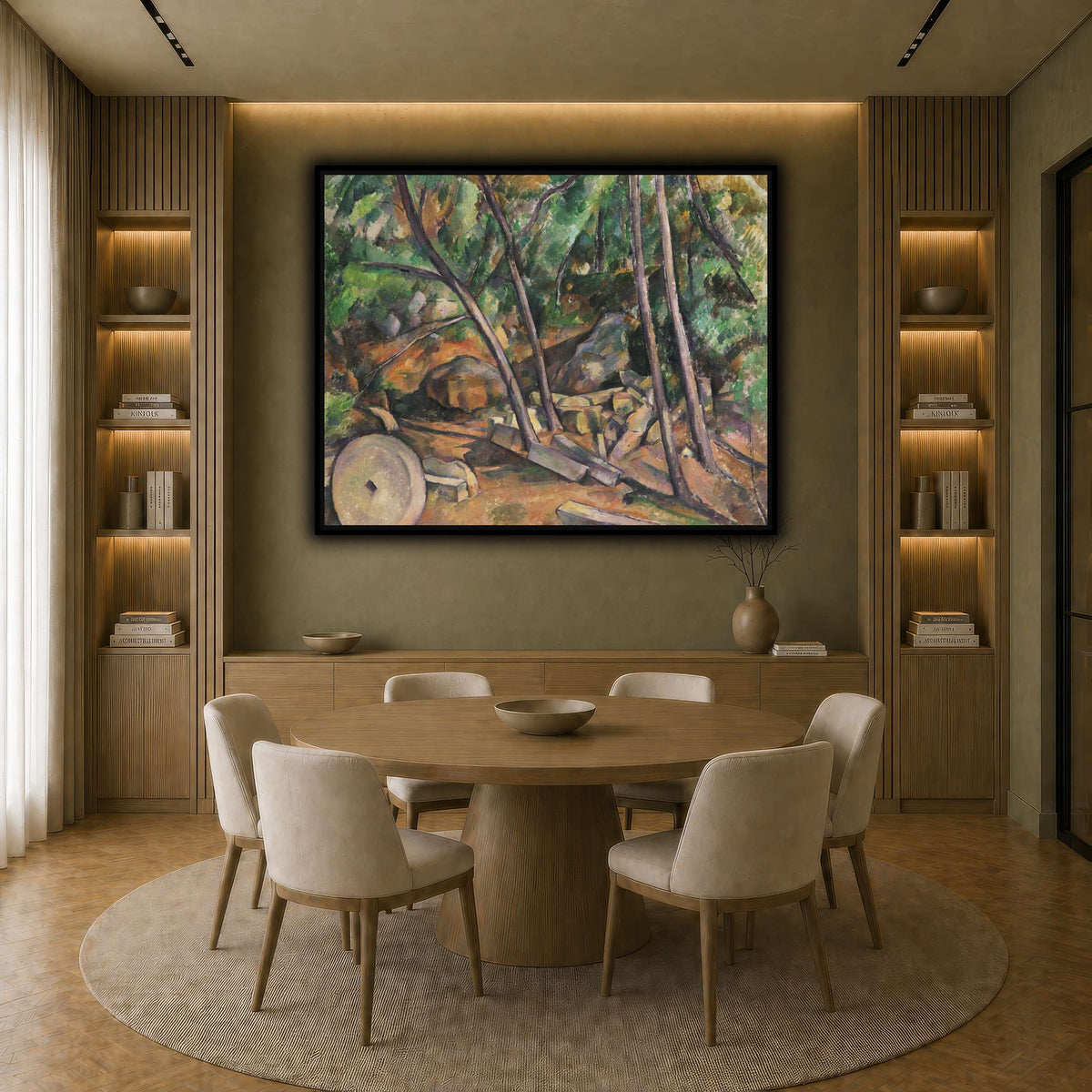 Millstone_in_the_Park_of_the_Château_Paul_Cezanne earth-dining room