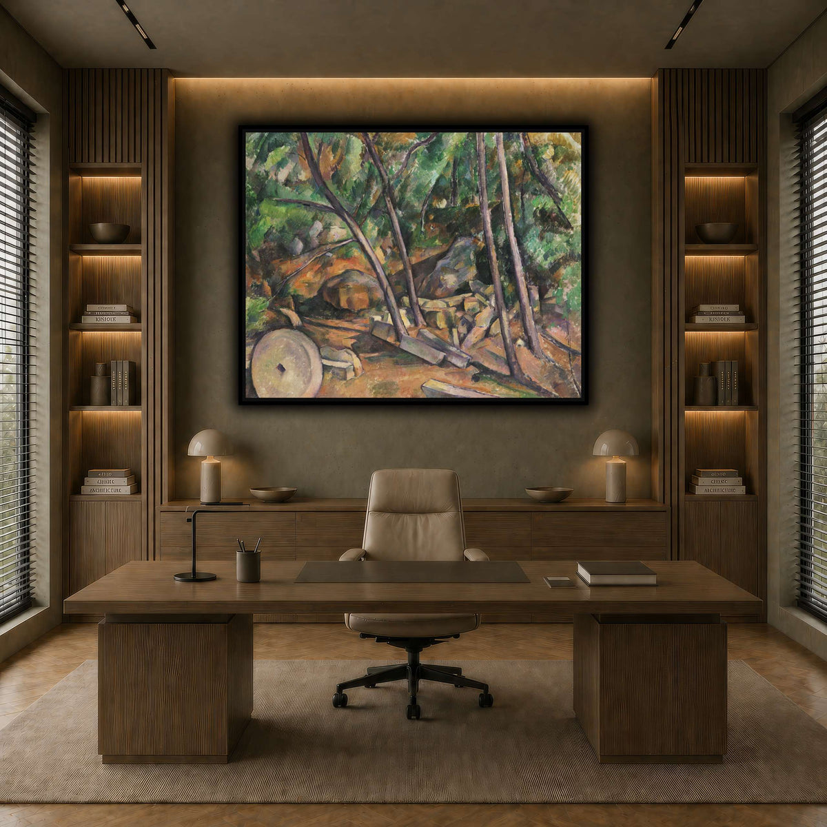 Millstone_in_the_Park_of_the_Château_Paul_Cezanne earth-office