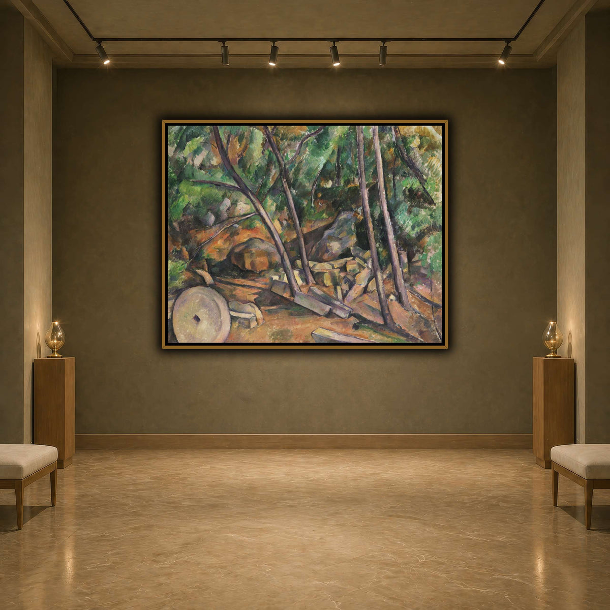 Millstone_in_the_Park_of_the_Château_Paul_Cezanne earth-agallery