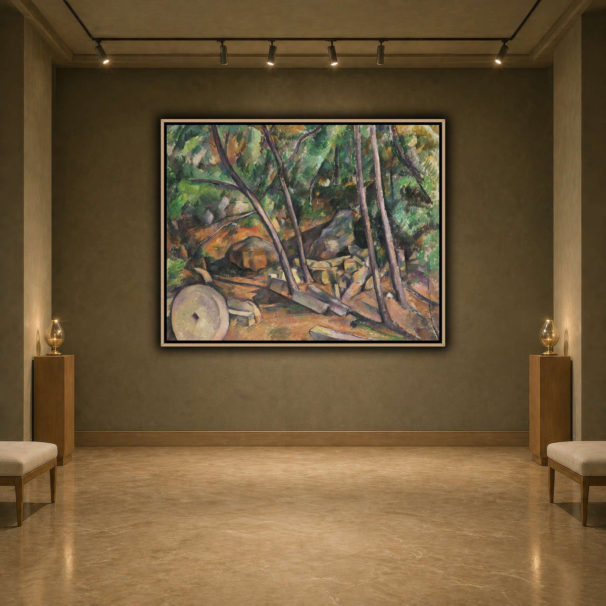 Millstone_in_the_Park_of_the_Château_Paul_Cezanne earth-agallery