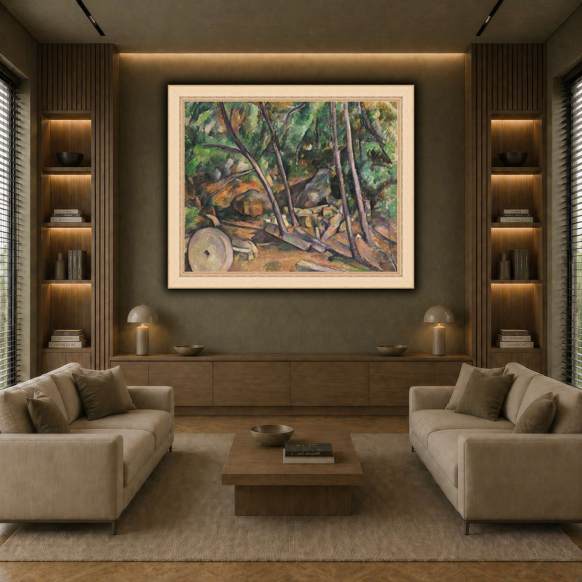 Millstone_in_the_Park_of_the_Château_Paul_Cezanne earth-living room