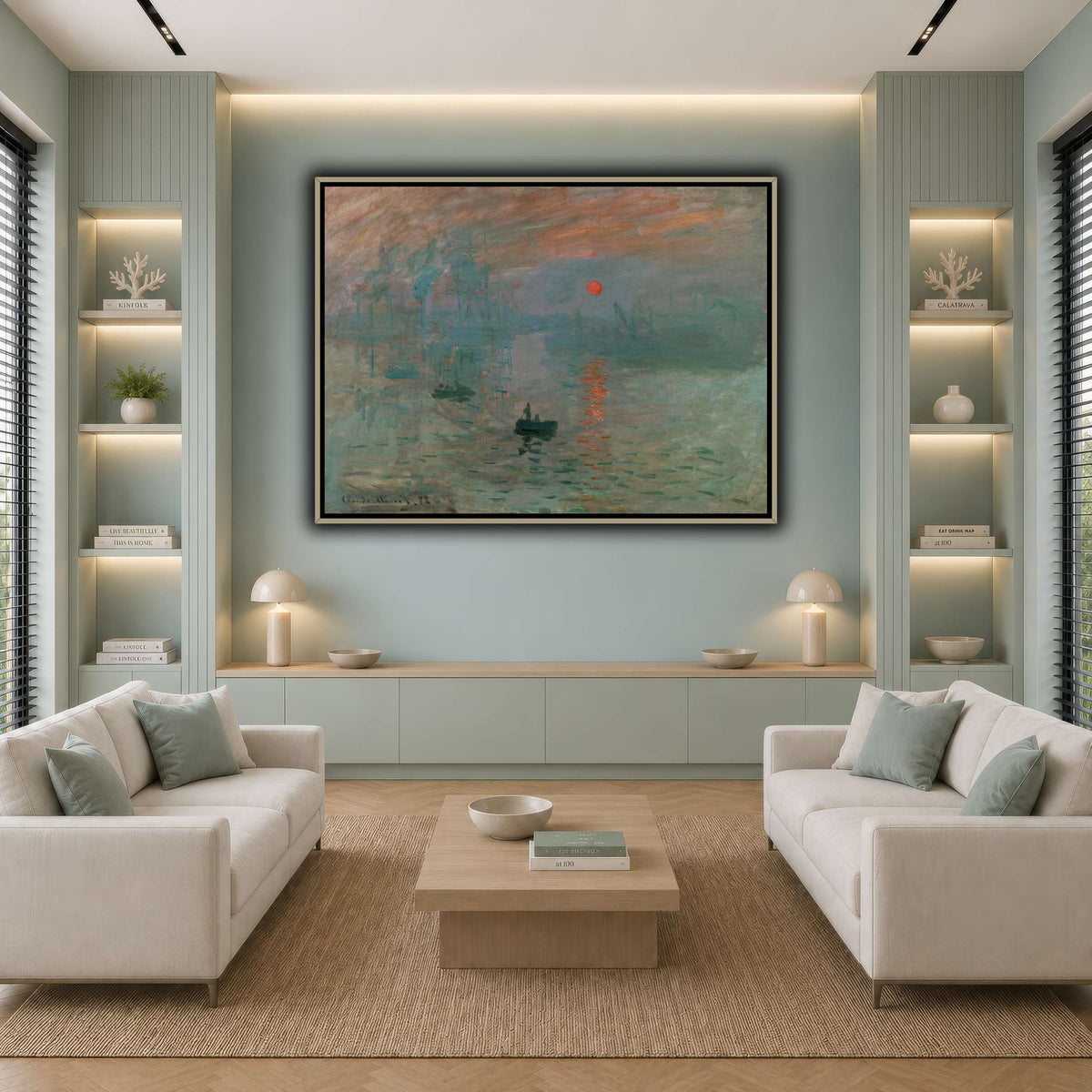 Monet_-_Impression,_Sunrise cool-living room