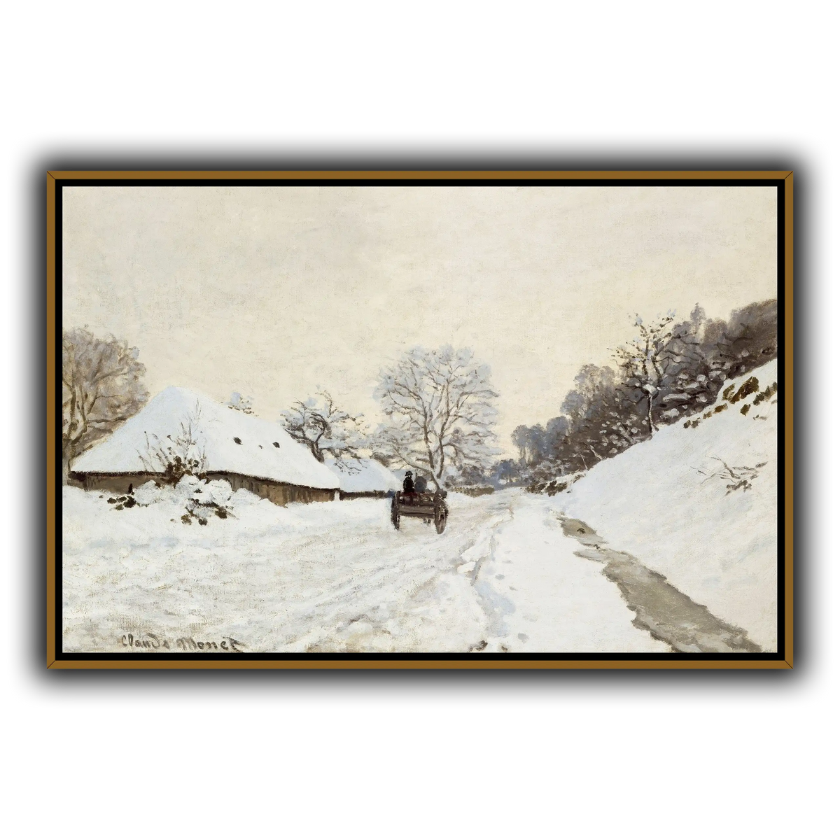 Monet,_A_Cart_on_the_Snowy_Road_at_Honfleur_(1865_or_1867)