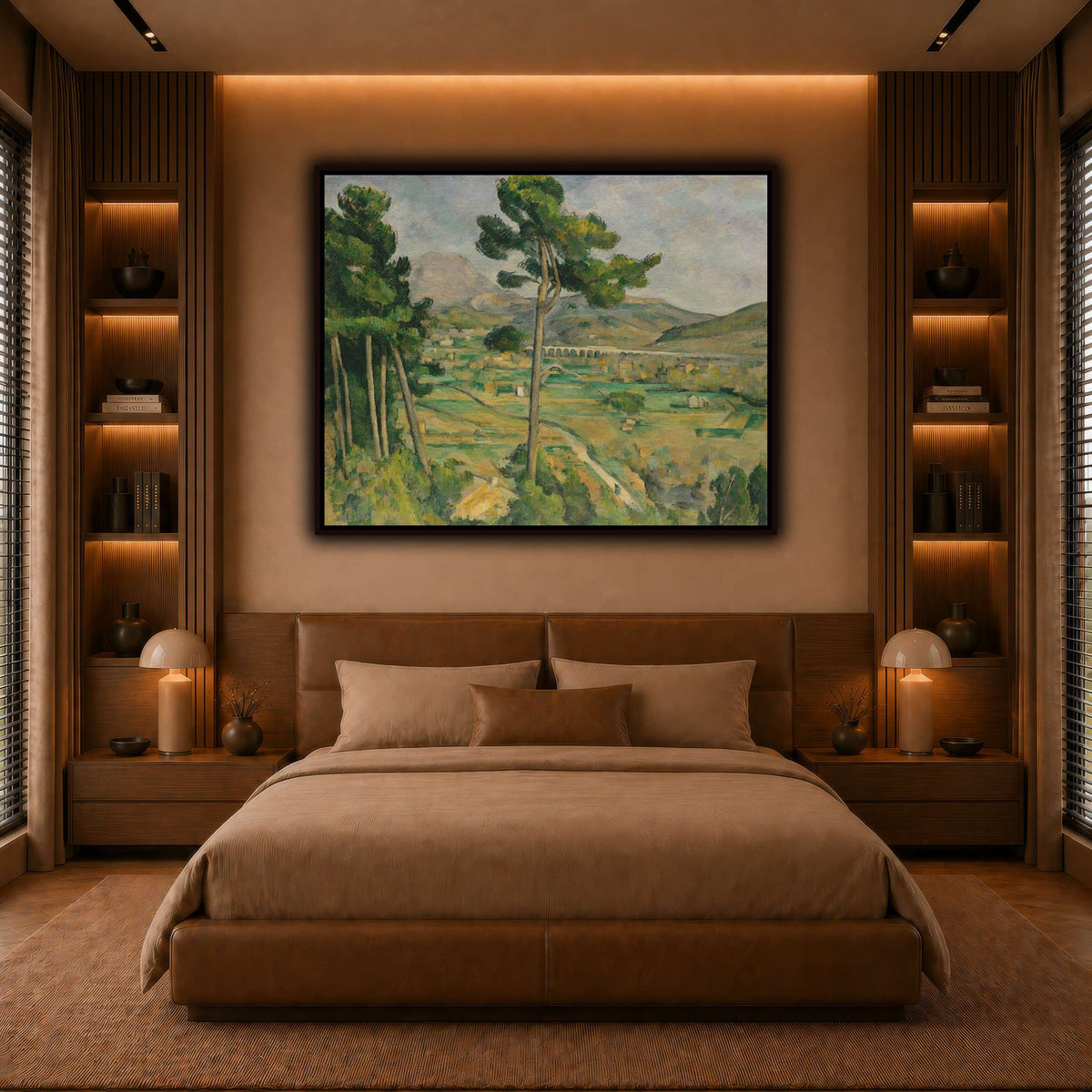 Mont_Sainte-Victoire_and_the_Viaduct_of_the_Arc_River_Valley_by_Paul_Cezanne warm-bedroom