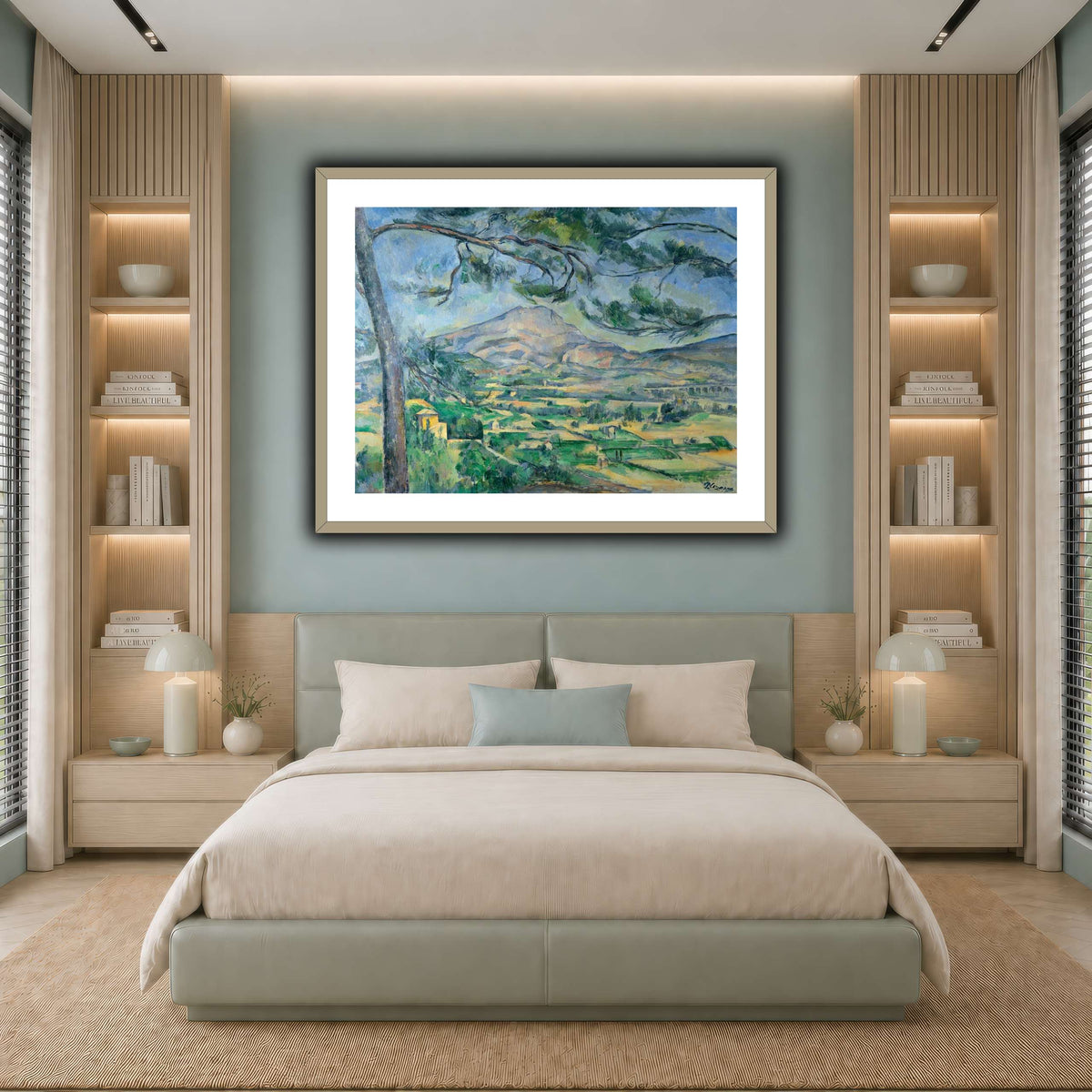 Mont_Sainte-Victoire_with_Large_Pine_by_Paul_Cezanne cool-bedroom