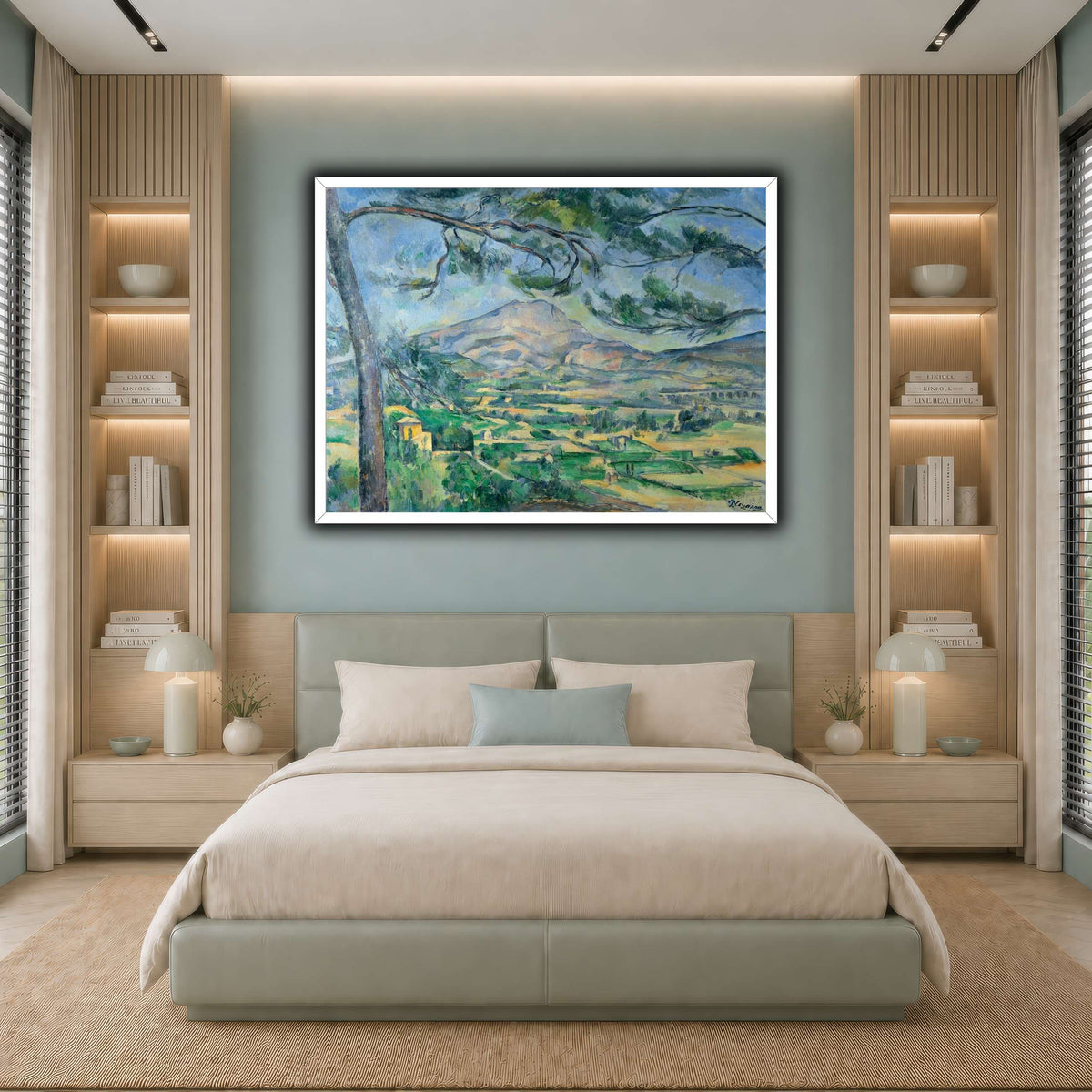 Mont_Sainte-Victoire_with_Large_Pine_by_Paul_Cezanne cool-bedroom