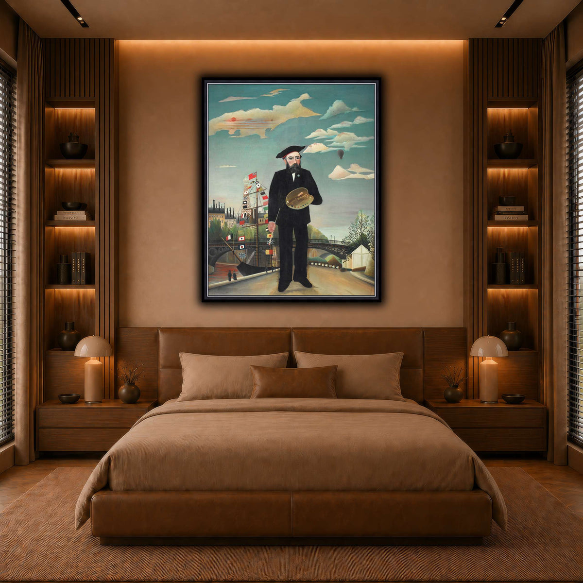 Myself-Portrait-Landscape-1890_Henri-Rousseau warm-bedroom