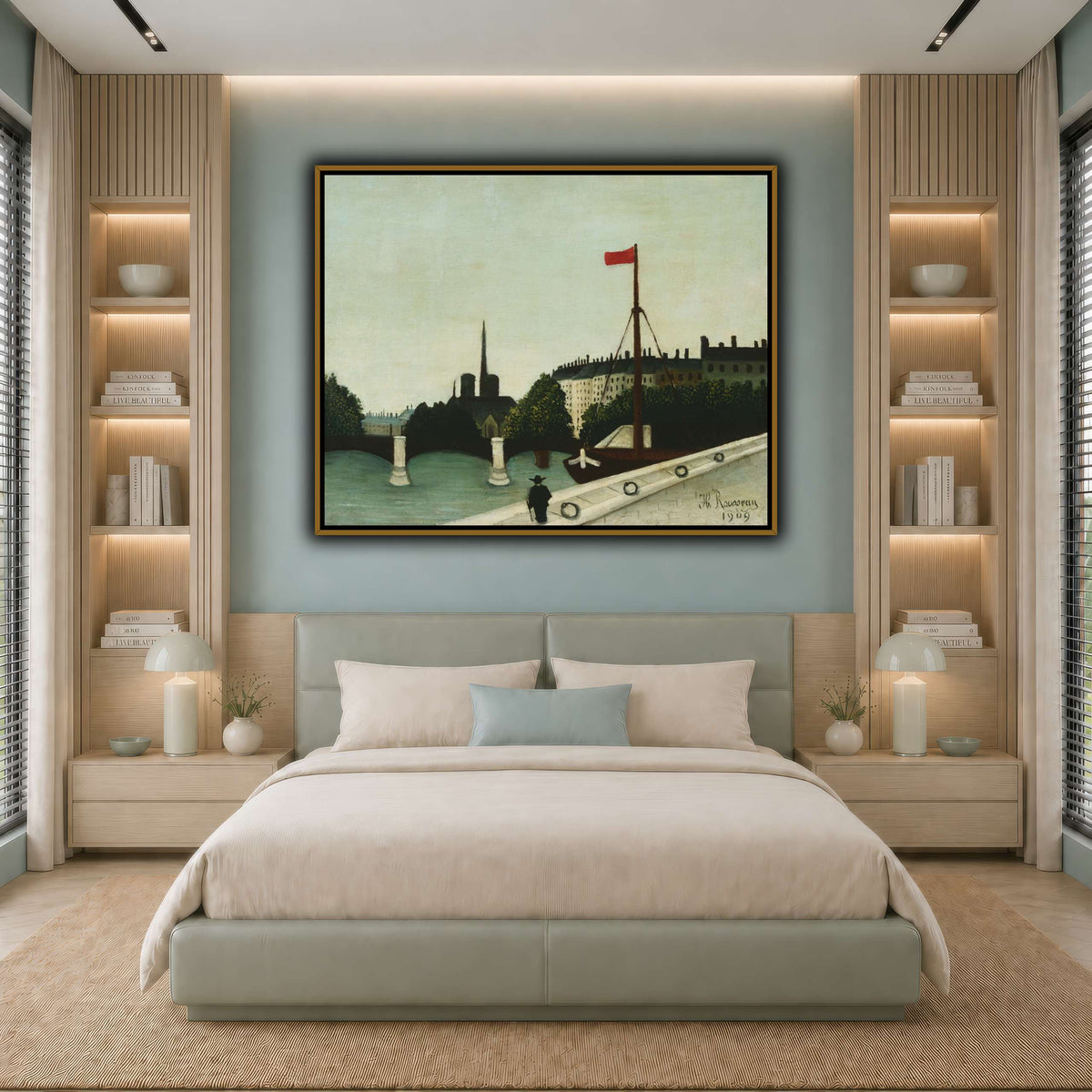 Notre-Dame-1909_Henri-Rousseau cool-bedroom