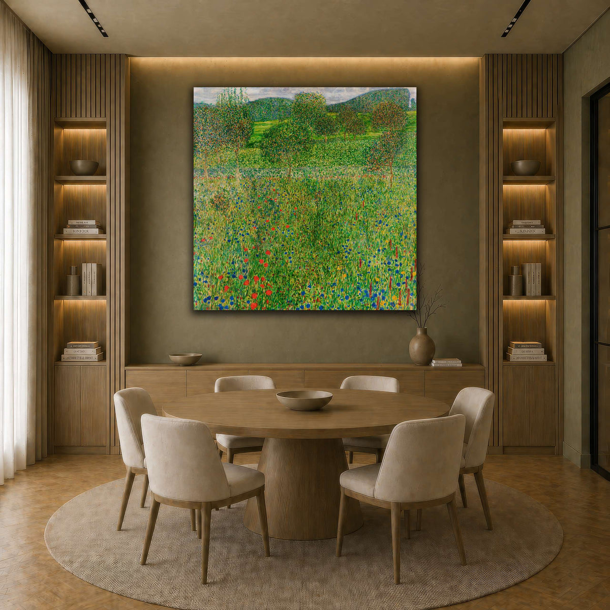 Orchard_Klimt earth-dining room
