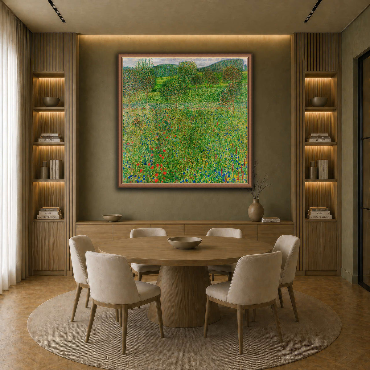 Orchard_Klimt earth-dining room