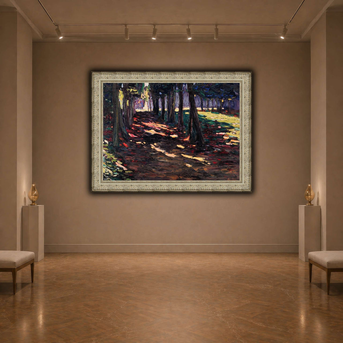 Parc_of_Saint-Cloud,_Shaded_Path_-_Wassily_Kandinsky,_1906 dark neutral-agallery