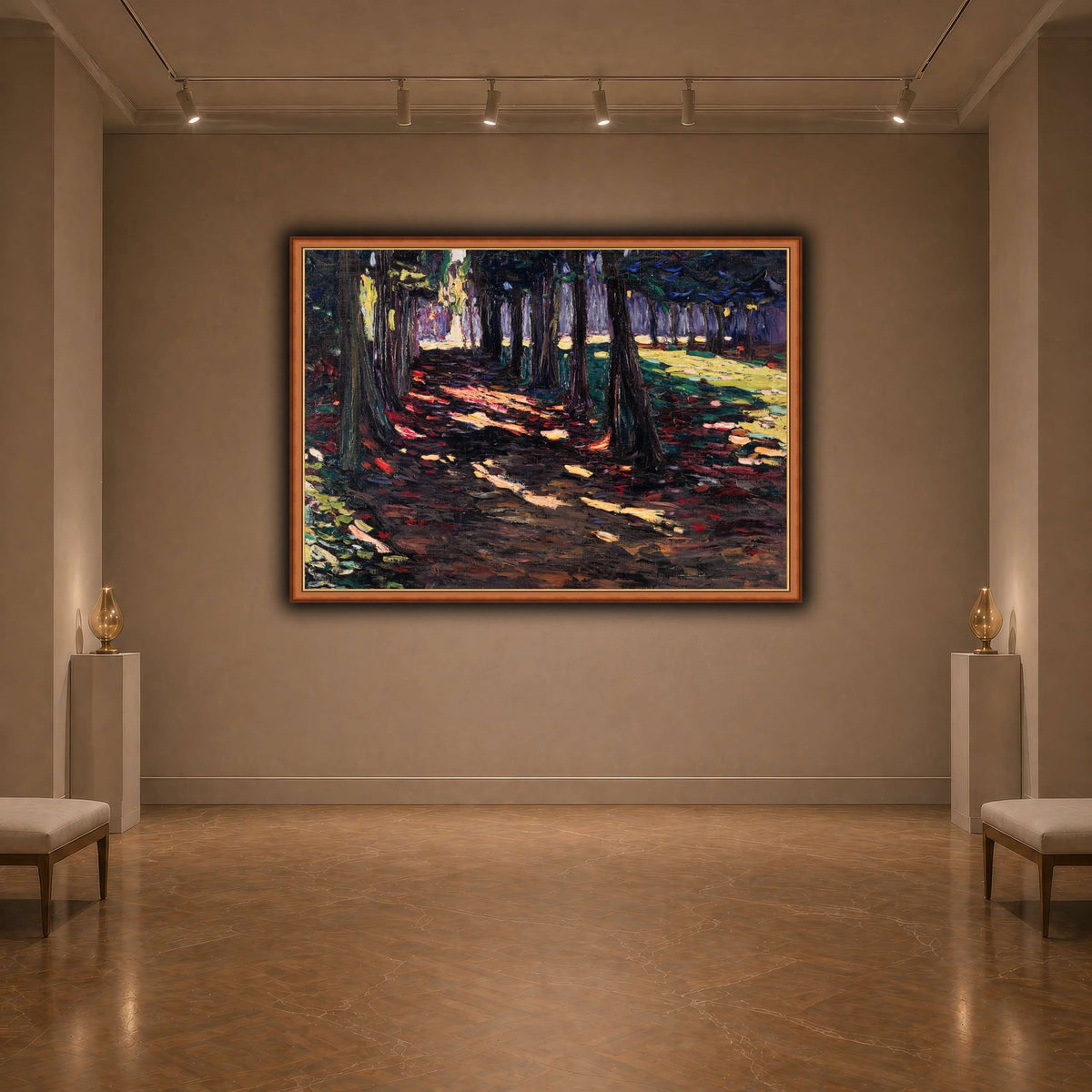Parc_of_Saint-Cloud,_Shaded_Path_-_Wassily_Kandinsky,_1906 dark neutral-agallery