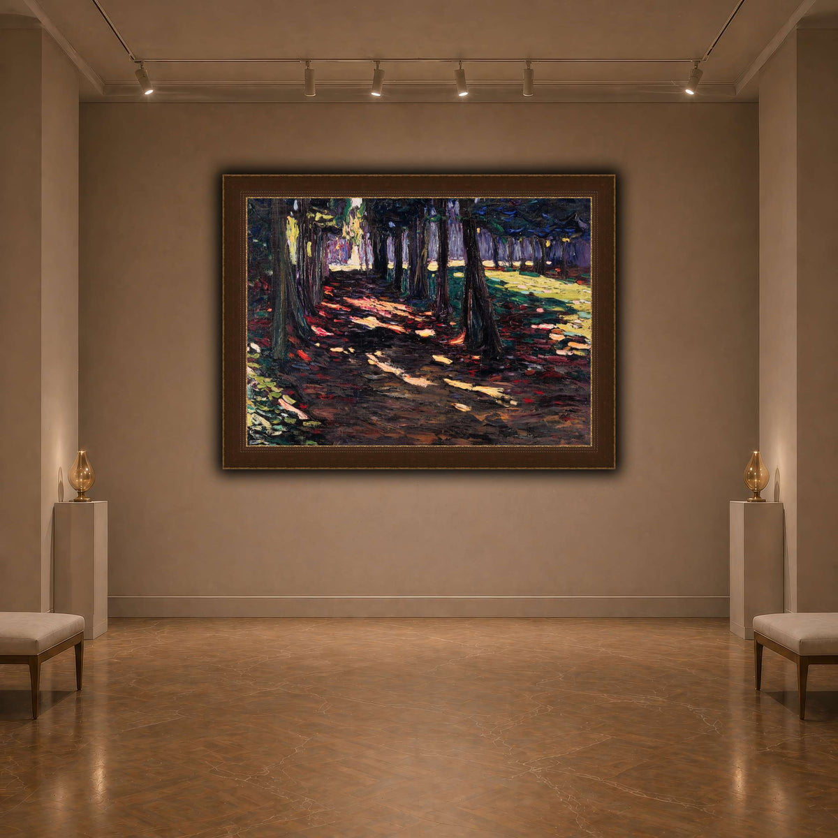 Parc_of_Saint-Cloud,_Shaded_Path_-_Wassily_Kandinsky,_1906 dark neutral-agallery