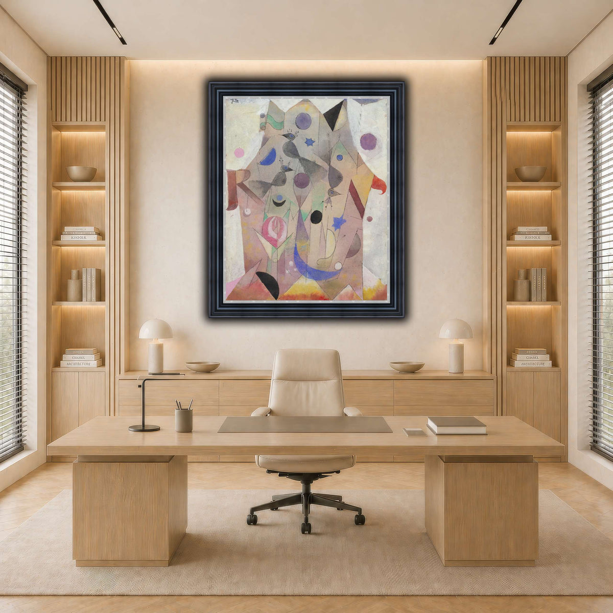Persische-Nachtigallen-Persian-Nightingales-1917_paul-klee light neutral-office