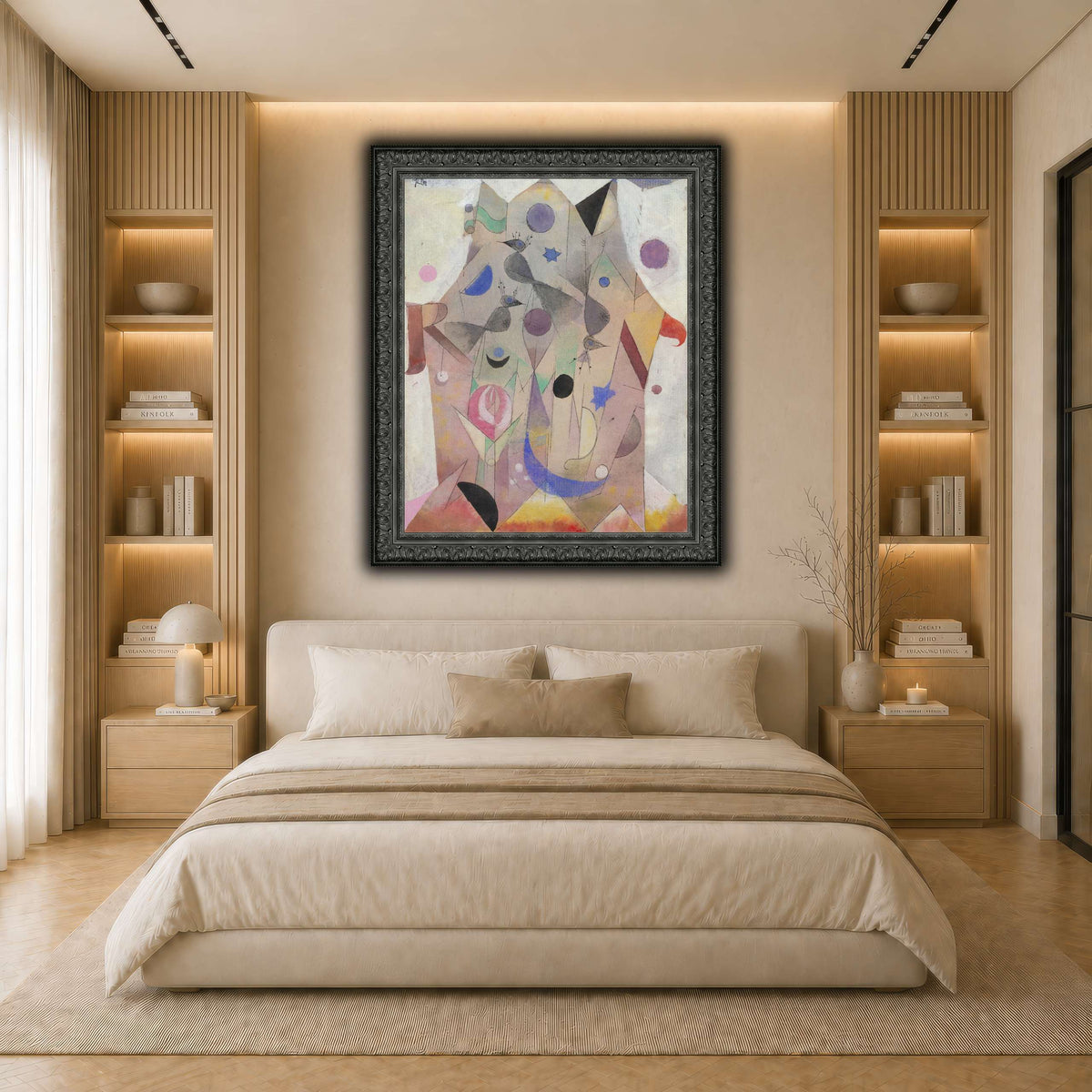 Persische-Nachtigallen-Persian-Nightingales-1917_paul-klee light neutral- bedroom