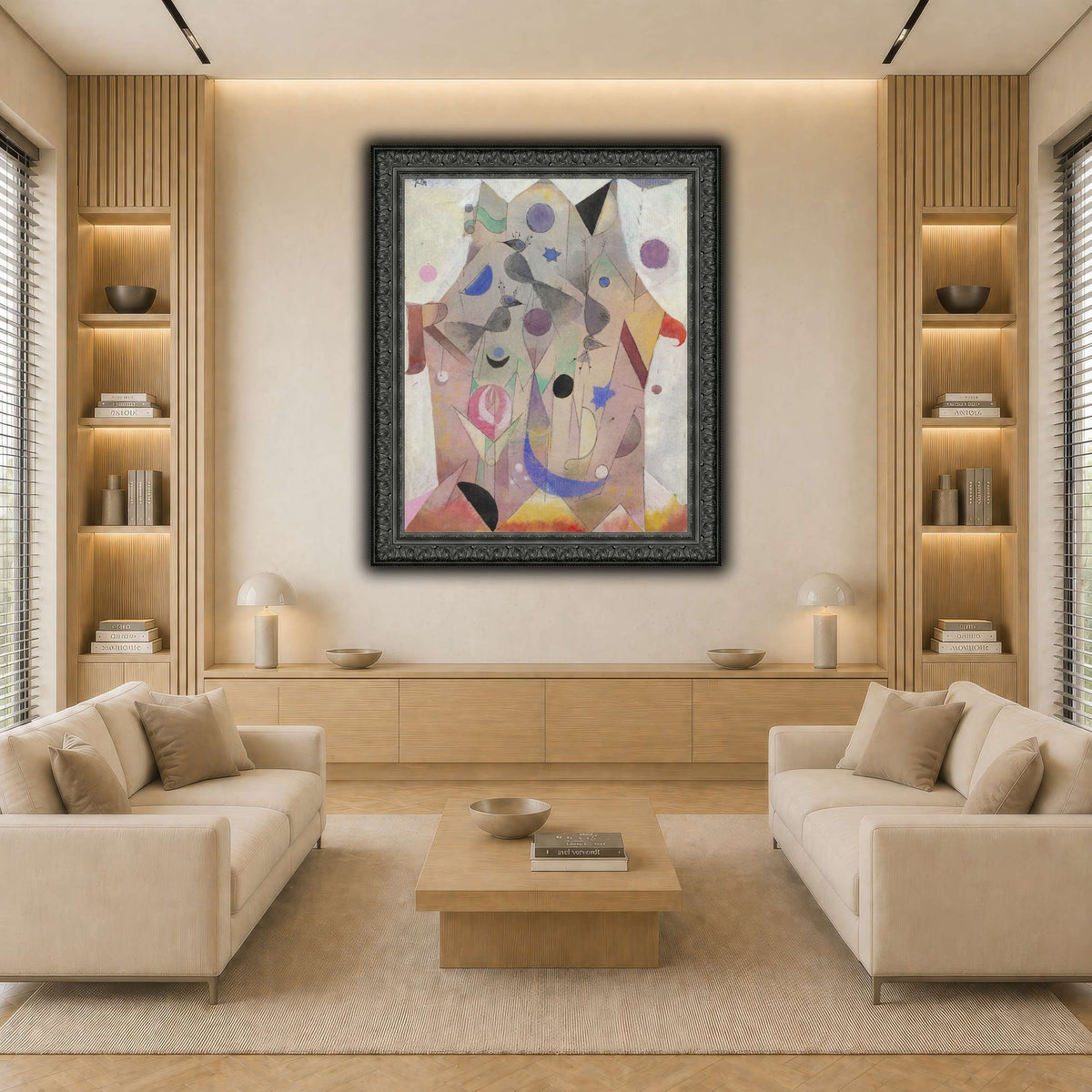 Persische-Nachtigallen-Persian-Nightingales-1917_paul-klee light neutral-living room