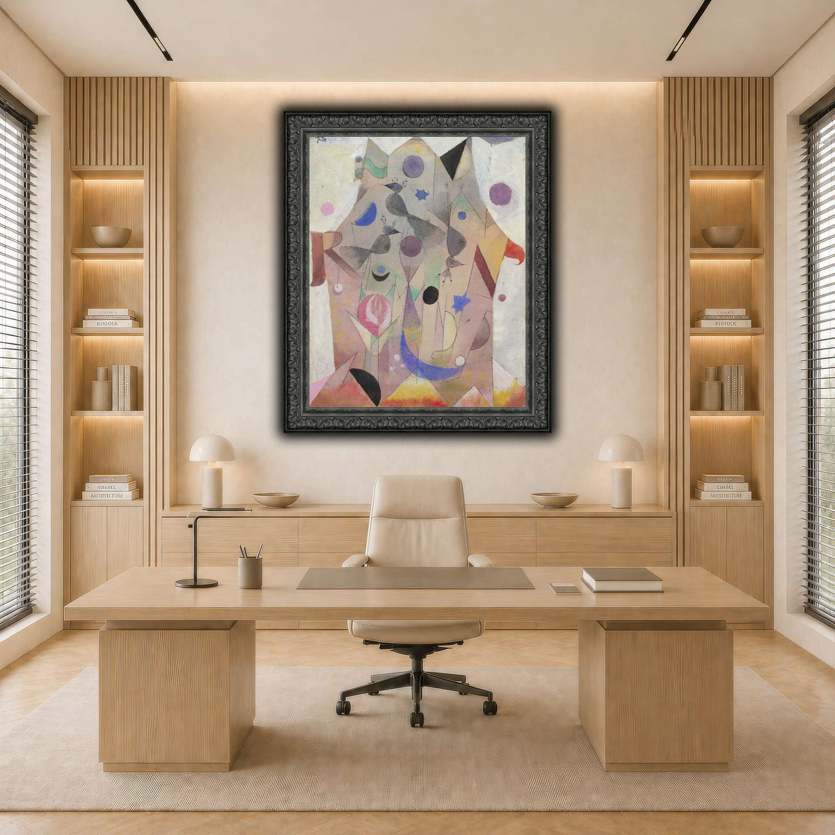 Persische-Nachtigallen-Persian-Nightingales-1917_paul-klee light neutral-office