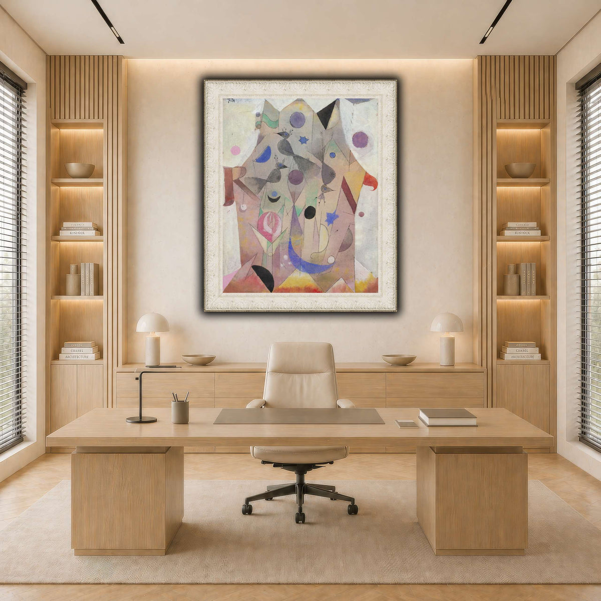 Persische-Nachtigallen-Persian-Nightingales-1917_paul-klee light neutral-office