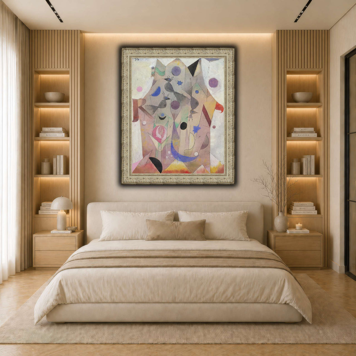 Persische-Nachtigallen-Persian-Nightingales-1917_paul-klee light neutral- bedroom