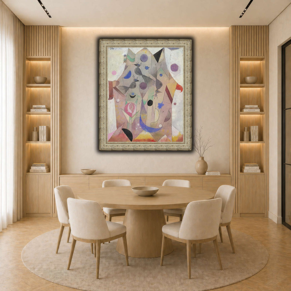 Persische-Nachtigallen-Persian-Nightingales-1917_paul-klee light neutral-dining room