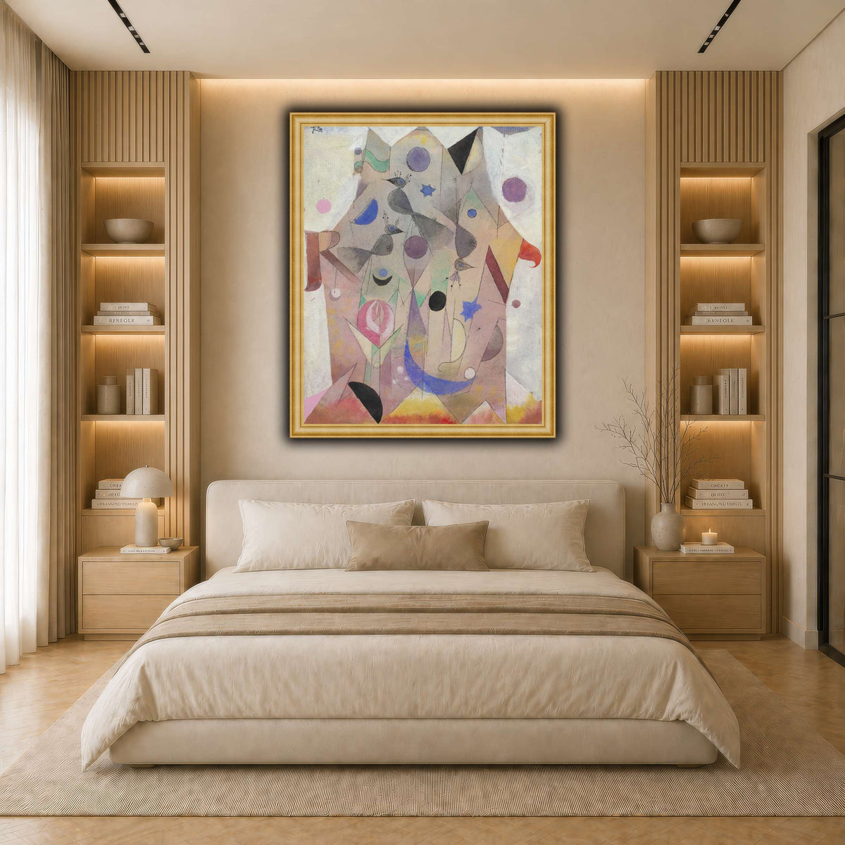 Persische-Nachtigallen-Persian-Nightingales-1917_paul-klee light neutral- bedroom