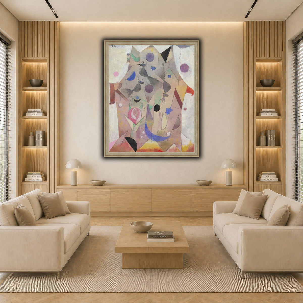 Persische-Nachtigallen-Persian-Nightingales-1917_paul-klee light neutral-living room