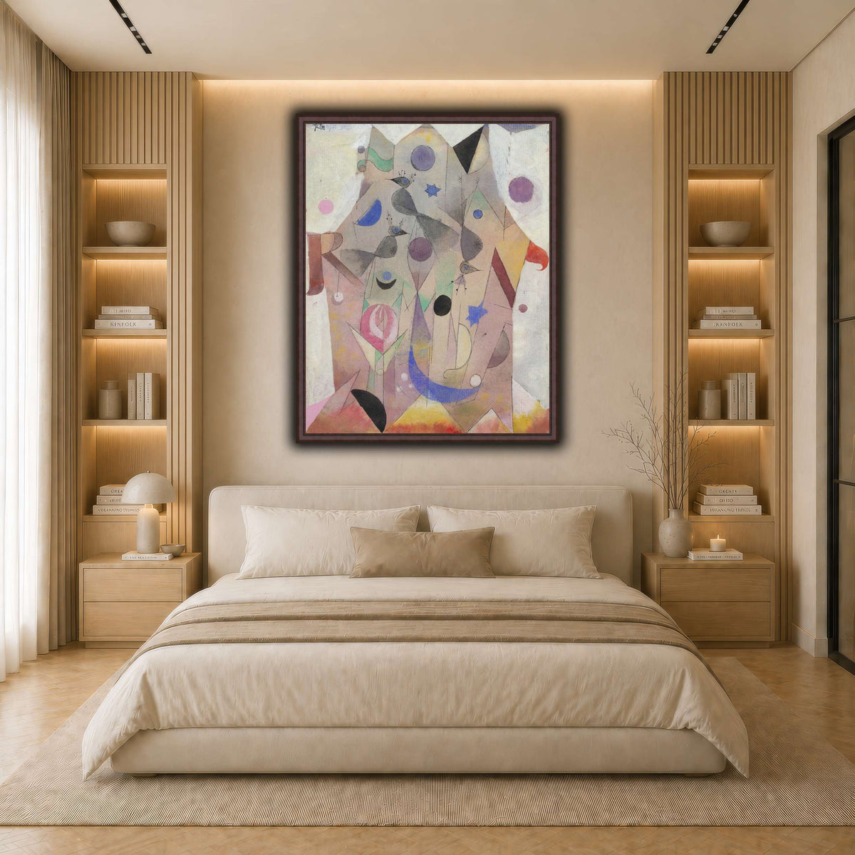 Persische-Nachtigallen-Persian-Nightingales-1917_paul-klee light neutral- bedroom