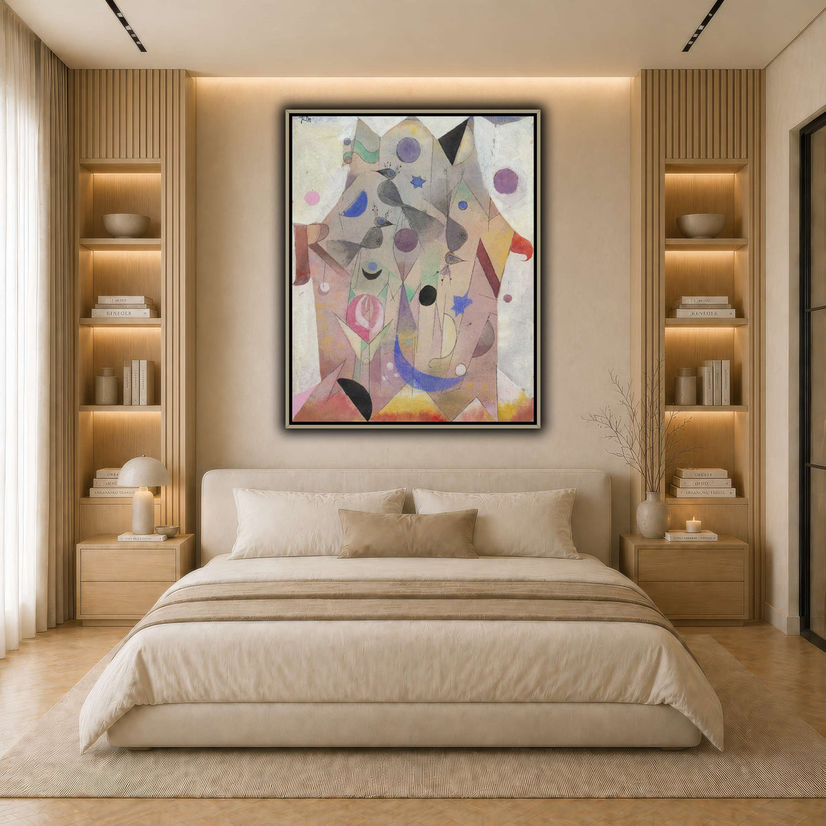 Persische-Nachtigallen-Persian-Nightingales-1917_paul-klee light neutral- bedroom