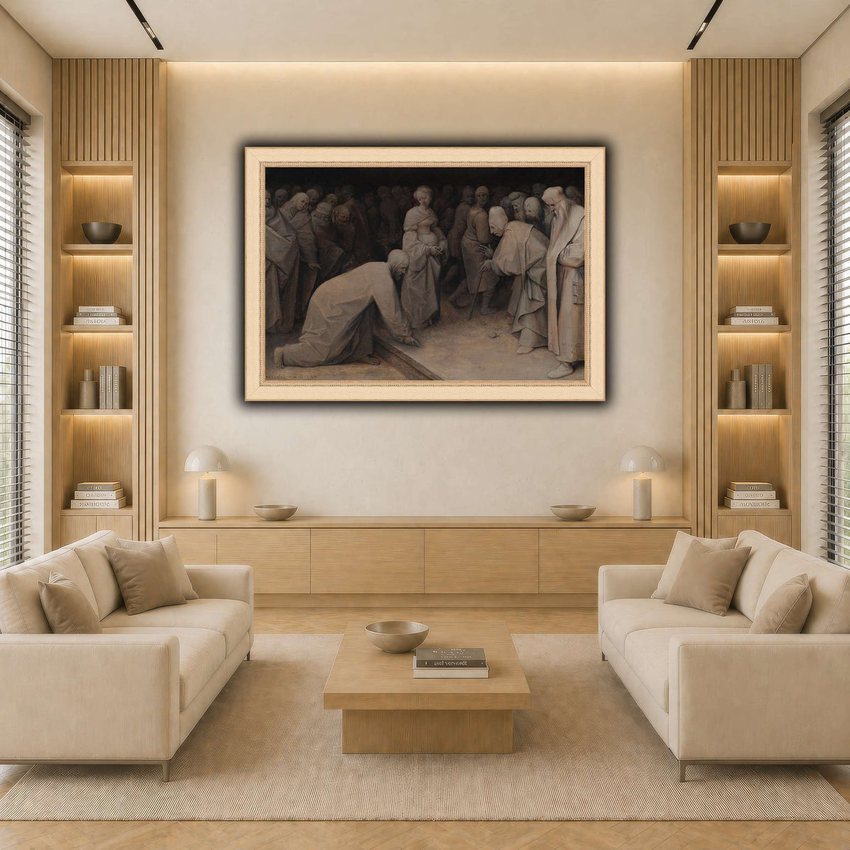 Pieter_Bruegel_Christ_and_the_woman_taken_in_adultery light neutral-living room