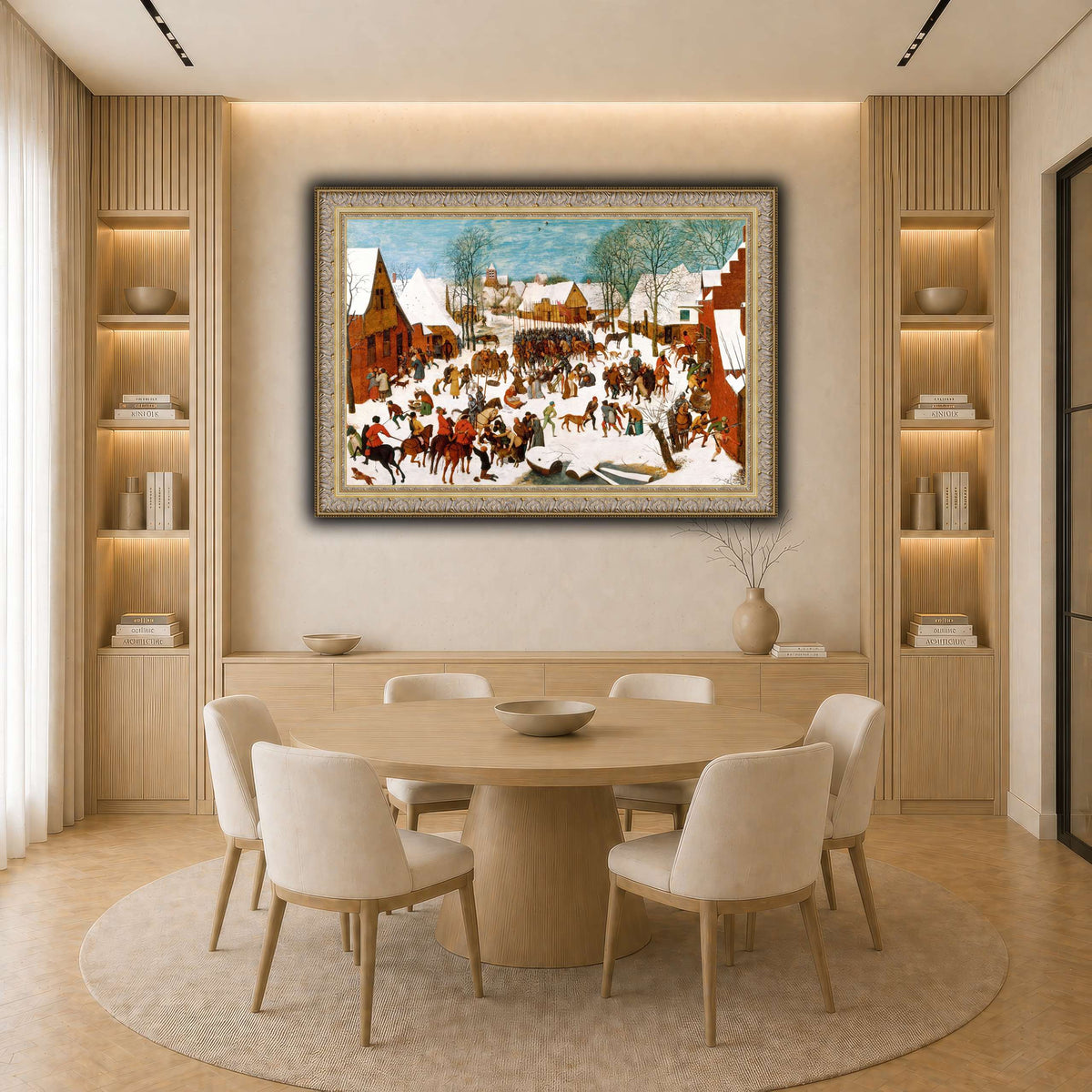 Pieter_Bruegel_Massacre_of_the_Innocents light neutral-dining room