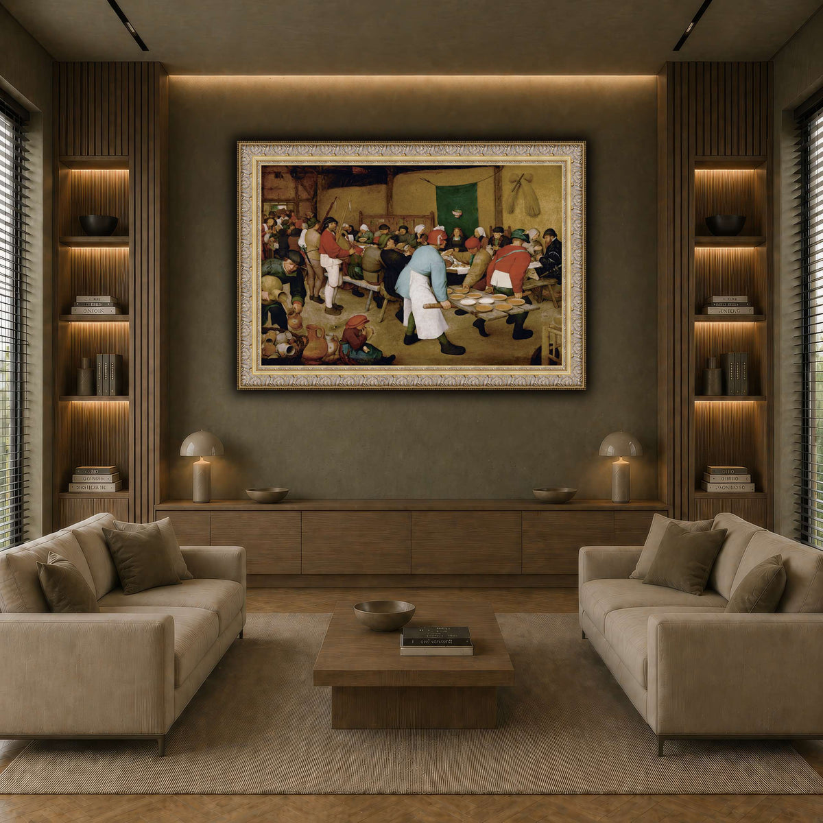 Pieter_Bruegel_Peasant_Wedding earth-living room