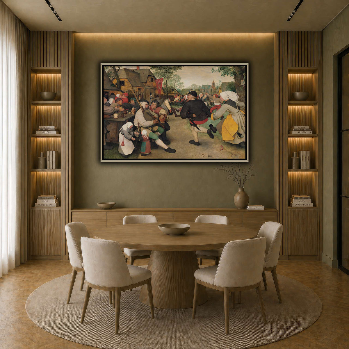 Pieter_Bruegel_The_Peasant_Dance earth-dining room