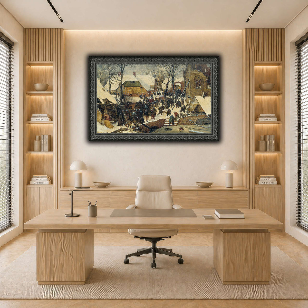 Pieter_Bruegel_Winterthur_The_Adoration_of_the_Magi_in_the_Snow light neutral-office