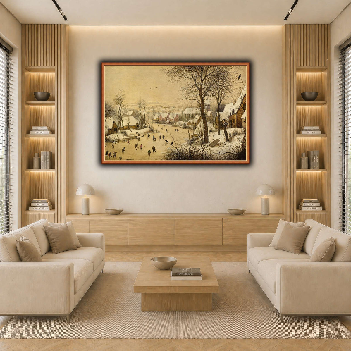Pieter_Bruegel__Winterlandschap_met_schaatsers light neutral-living room