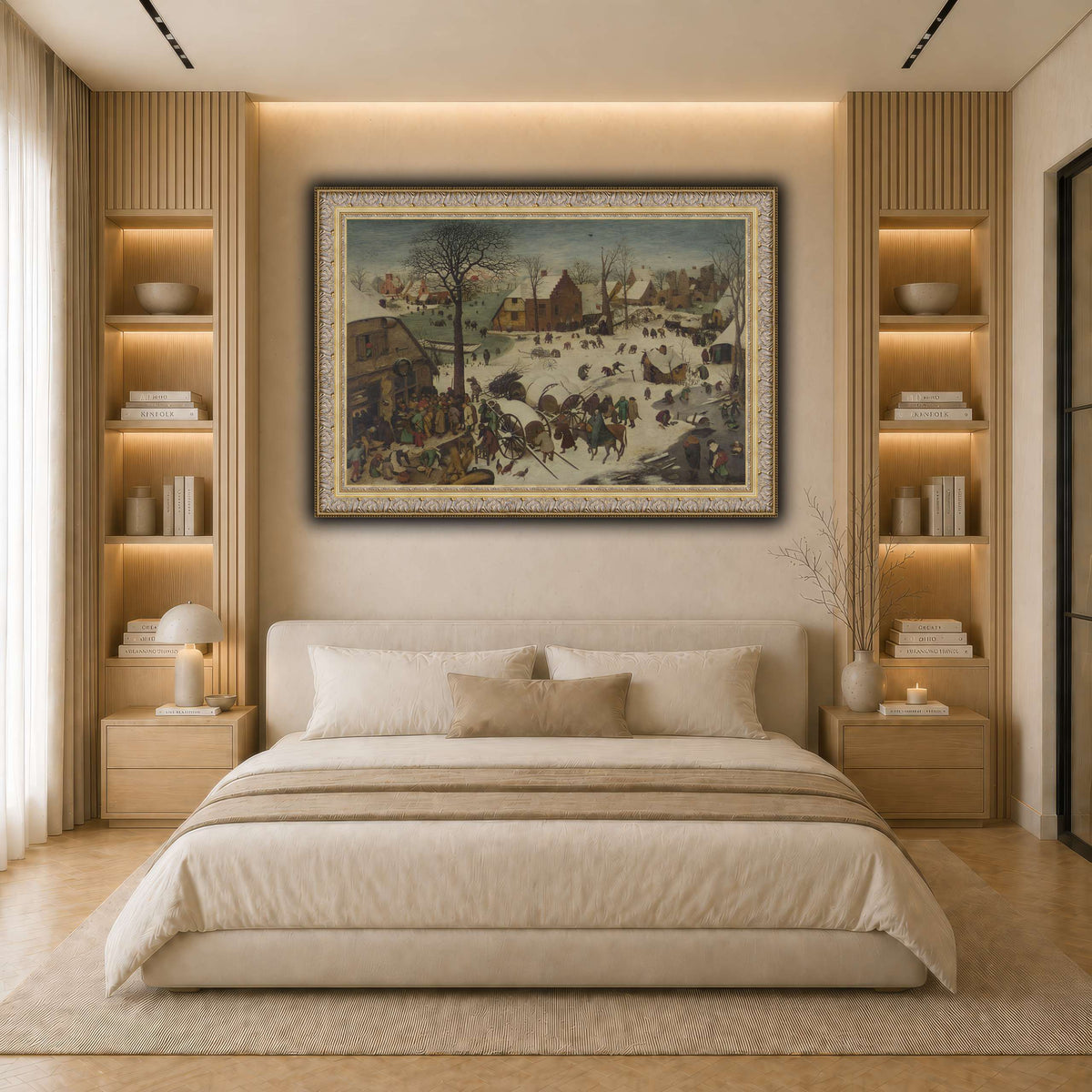 Pieter_Bruegel_he_Numbering_at_Bethlehem light neutral- bedroom
