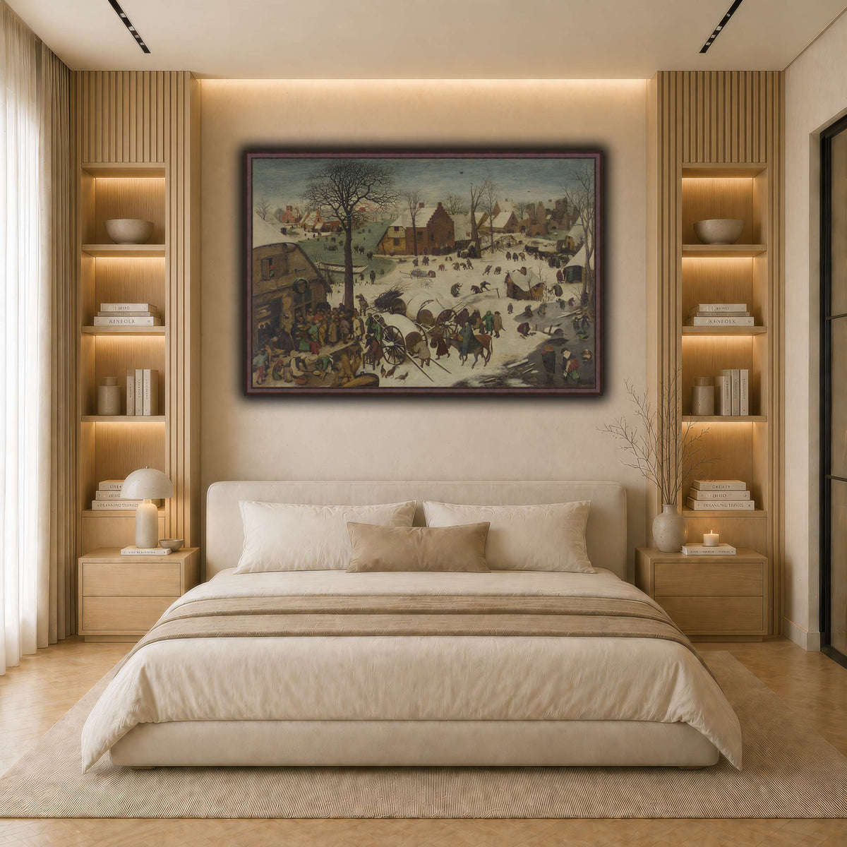 Pieter_Bruegel_he_Numbering_at_Bethlehem light neutral- bedroom