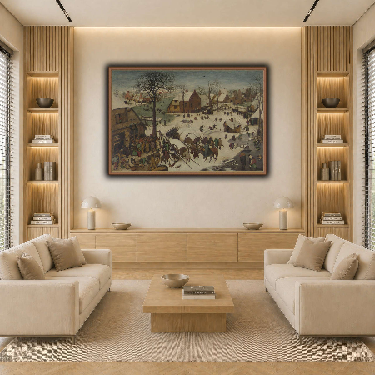 Pieter_Bruegel_he_Numbering_at_Bethlehem light neutral-living room