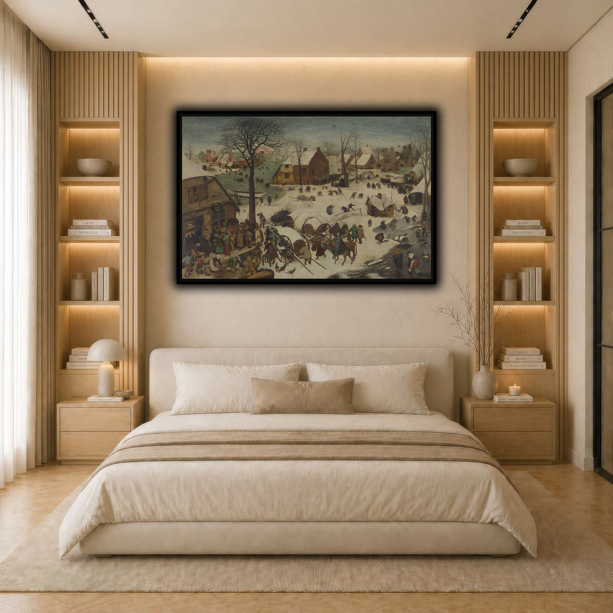 Pieter_Bruegel_he_Numbering_at_Bethlehem light neutral- bedroom