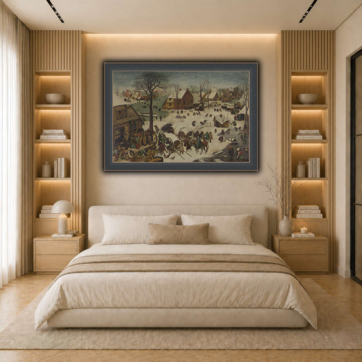 Pieter_Bruegel_he_Numbering_at_Bethlehem light neutral- bedroom