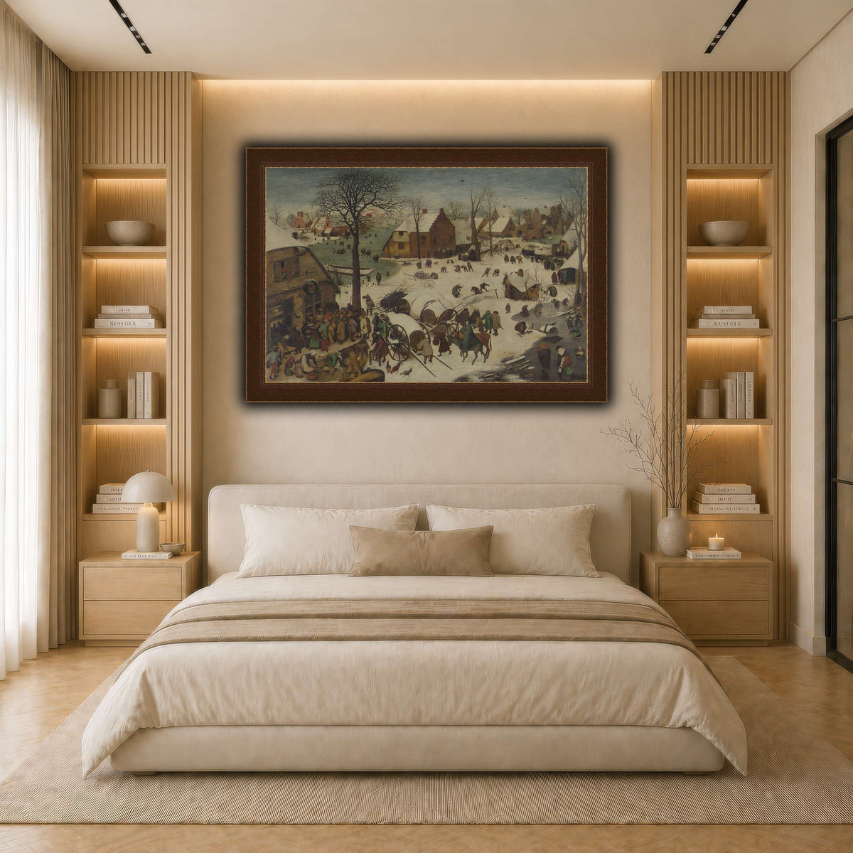Pieter_Bruegel_he_Numbering_at_Bethlehem light neutral- bedroom